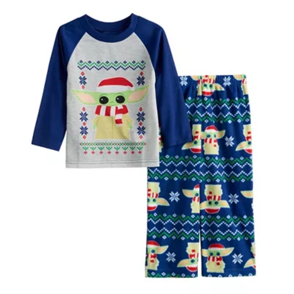 Star Wars The Mandalorian Grogu Aka Baby Yoda Pajama Set, 2T, NWT
